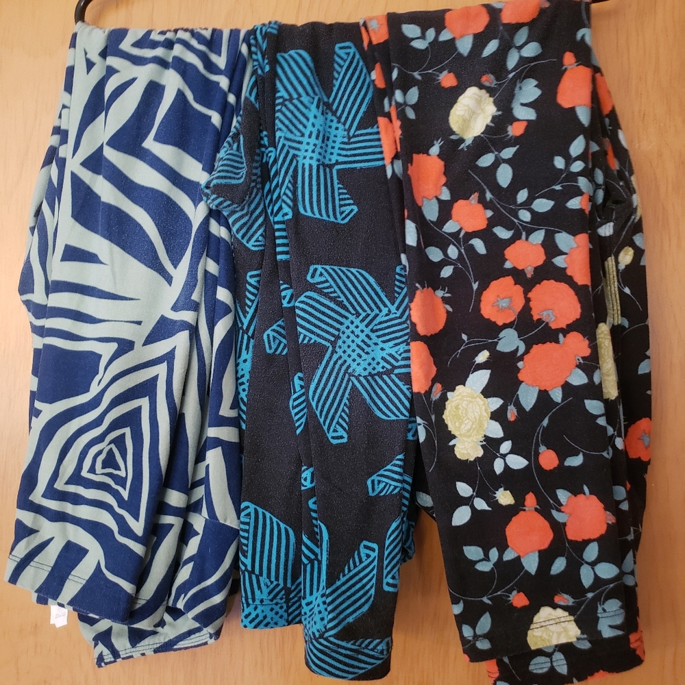 Lularoo leggings - lot of 3